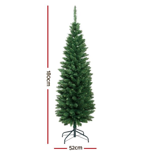 Christmas Tree 1.8m Xmas Tree Decorations Green 300 Tips