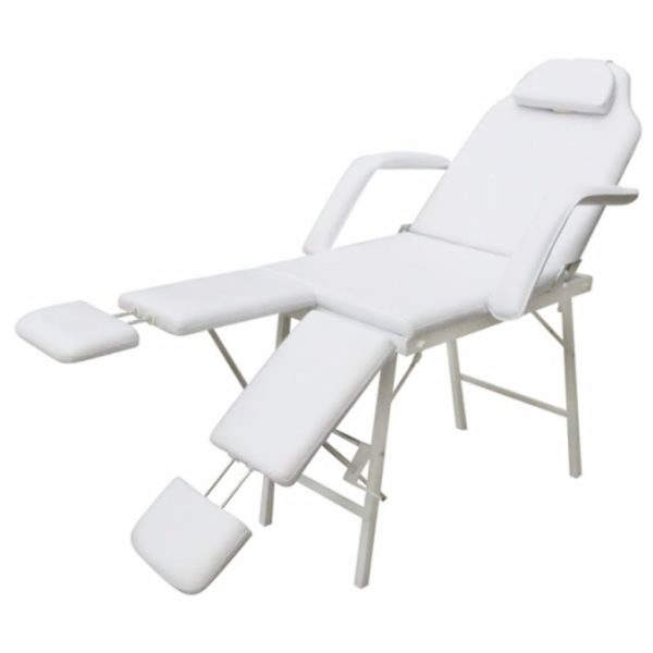 Portable Facial Treatment Chair Faux Leather 185x78x76 cm