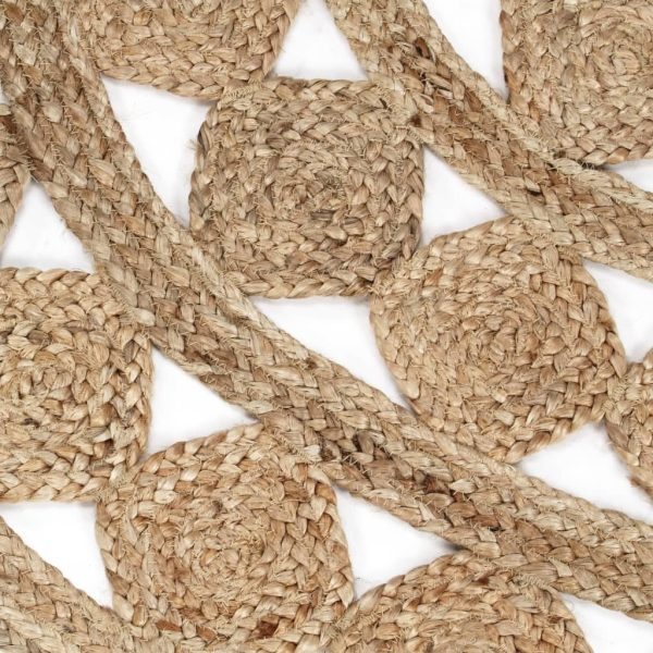 Handmade Rug Braided Jute – 90 cm