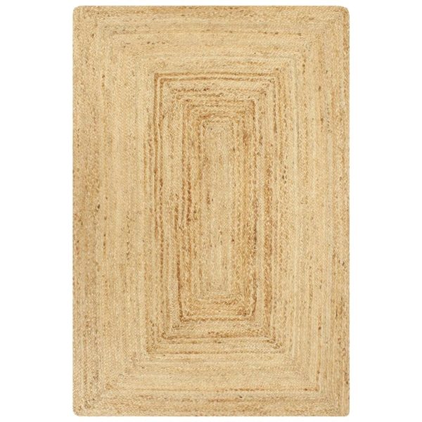 Handmade Rug Jute Natural