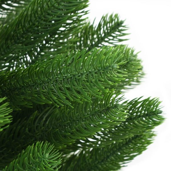 Faux Christmas Tree Lifelike Needles Green – 150×75 cm