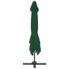 Outdoor Umbrella with Portable Base – Green