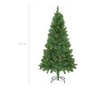 Artificial Christmas Tree with Pine Cones – 150×89 cm, Green