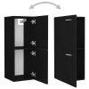 Bathroom Furniture Set Engineered Wood – 60×38.5×46 cm, Black