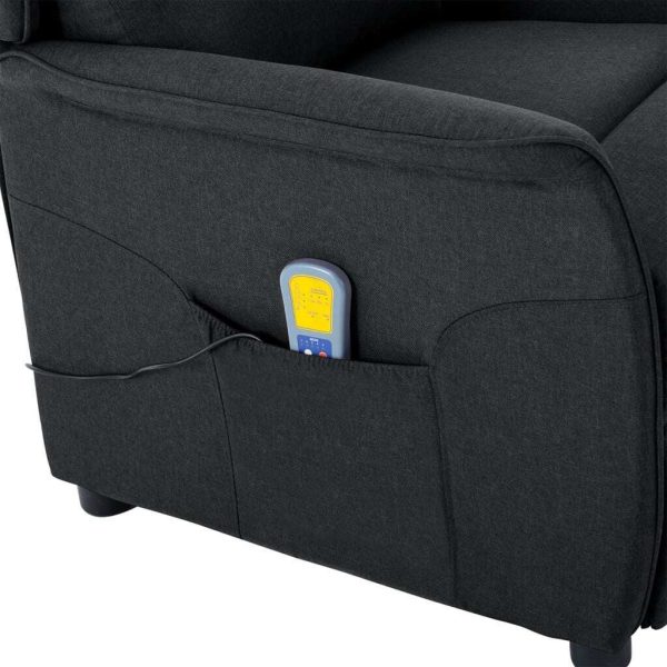 Electric Massage Recliner Fabric – Dark Grey