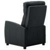 Electric Massage Reclining Chair Fabric – Dark Grey