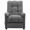 Electric Massage Recliner Fabric – Light Grey