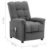 Electric Massage Recliner Fabric – Light Grey