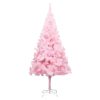 Artificial Christmas Tree with LEDs&Stand PVC – 210×120 cm, Pink