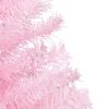 Artificial Christmas Tree with LEDs&Stand PVC – 210×120 cm, Pink