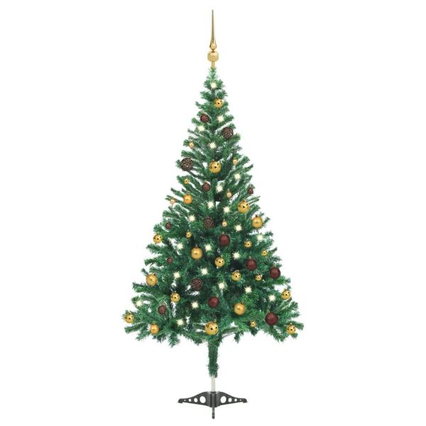 Artificial Christmas Tree with LEDs&Ball Set Branches