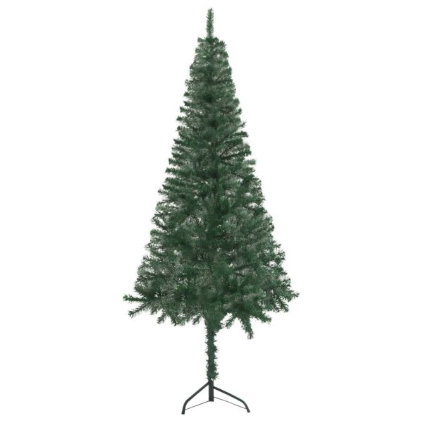 Corner Artificial Christmas Tree LEDs&Ball Set PVC