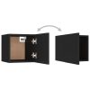 Honiton 6 Piece TV Cabinet Set Engineered Wood – 80x30x30 cm, Black