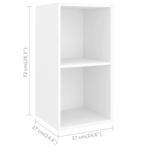 Carcoar 3 Piece TV Cabinet Set Engineered Wood – White