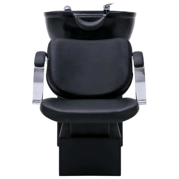 Shampoo Backwash Unit with Salon Chair Faux Leather – with 1 chair