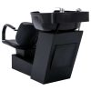 Shampoo Backwash Unit with Salon Chair Faux Leather – with 1 chair