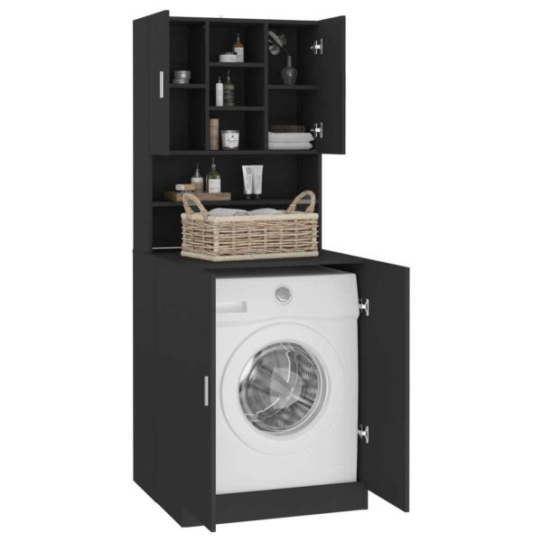 Washing Machine Cabinet – Black