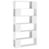 Bago Book Cabinet Room Divider 100x24x188 cm – White