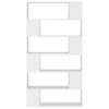 Bago Book Cabinet Room Divider 100x24x188 cm – White