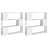 Bago Book Cabinet Room Divider 100x24x188 cm – White