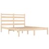 Acres Bed Frame Solid Wood Pine – QUEEN, Brown