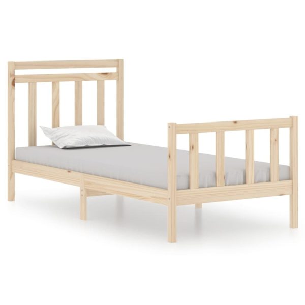 Yamba Bed Frame Solid Wood – SINGLE, Brown