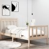 Yamba Bed Frame Solid Wood – SINGLE, Brown