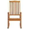 Rocking Chair Solid Acacia Wood – Brown