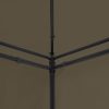 Gazebo 600x298x270 cm – Taupe, With curtain