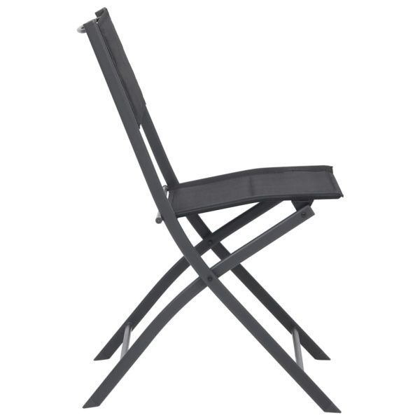 Folding Outdoor Chairs Steel and Textilene – 2