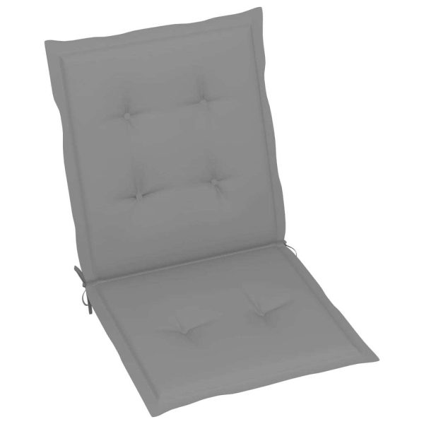 Garden Chair Cushions 6 pcs Grey 100x50x3 cm