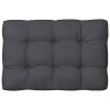 Pallet Sofa Cushion Anthracite 120x80x10 cm