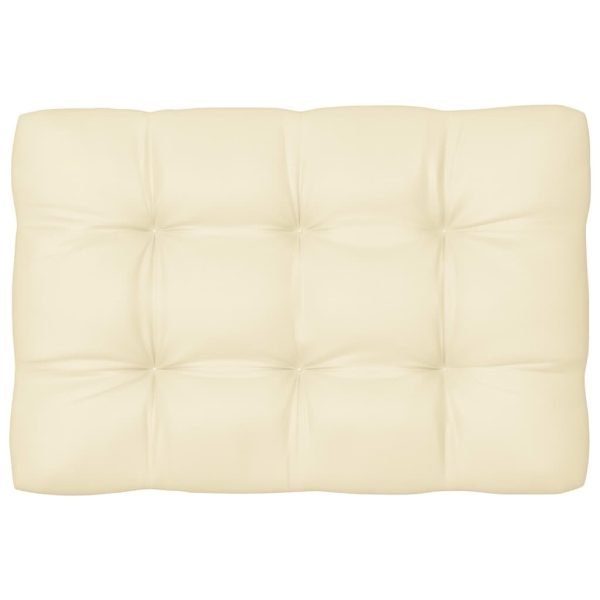 Pallet Sofa Cushion Cream 120x80x10 cm