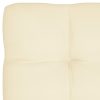 Pallet Sofa Cushion Cream 120x80x10 cm