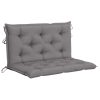 Cushion for Swing Chair Grey 100 cm Fabric