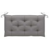 Cushion for Swing Chair Grey 100 cm Fabric