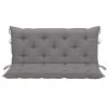 Cushion for Swing Chair Grey 120 cm Fabric