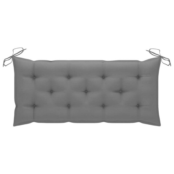 Cushion for Swing Chair Grey 120 cm Fabric