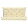 Cushion for Swing Chair Cream White 120 cm Fabric