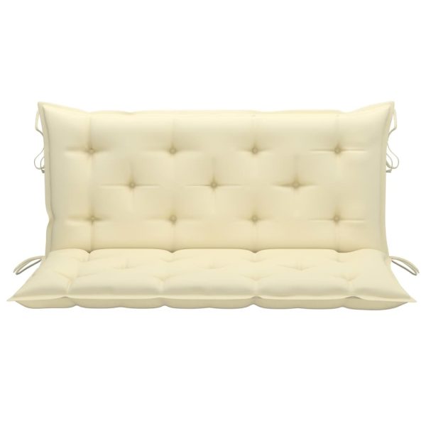 Cushion for Swing Chair Cream White 120 cm Fabric