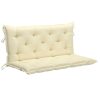 Cushion for Swing Chair Cream White 120 cm Fabric