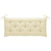 Cushion for Swing Chair Cream White 120 cm Fabric