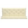 Cushion for Swing Chair Cream White 150 cm Fabric