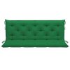 Cushion for Swing Chair Green 150 cm Fabric