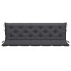 Cushion for Swing Chair Anthracite 180 cm Fabric