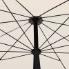 Garden Parasol with Pole 200×130 cm – Sand