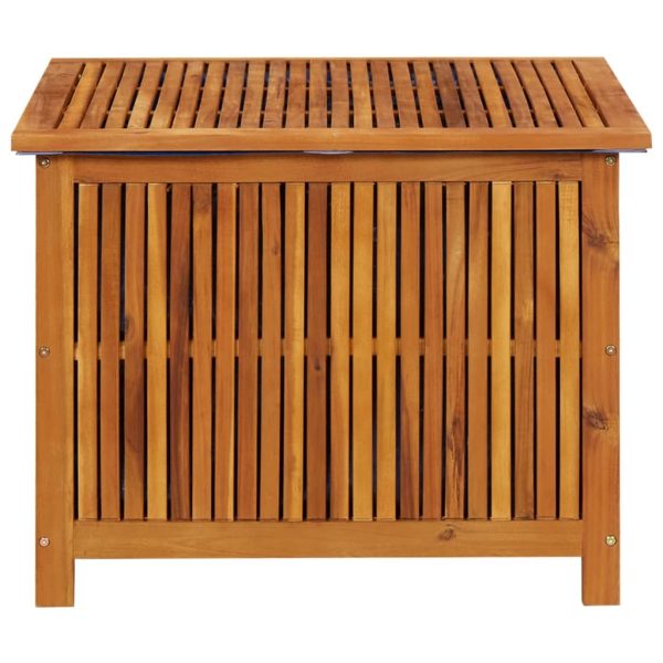 Garden Storage Box 75x75x58 cm Solid Acacia Wood