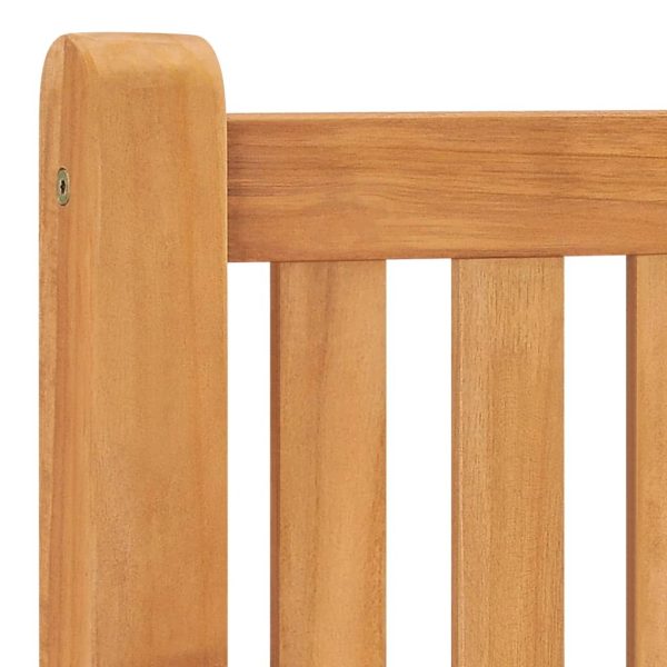 Garden Bench Solid Teak Wood – 114x69x92 cm