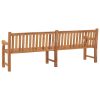 Garden Bench Solid Teak Wood – 228x69x92 cm