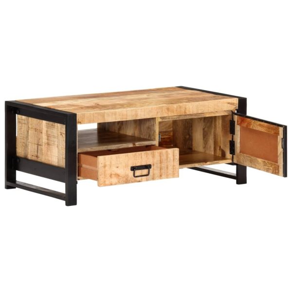 Coffee Table 100x50x40 cm – Solid Mango Wood